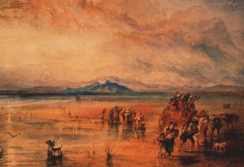 Joseph Mallord William Turner : Lancaster Sands